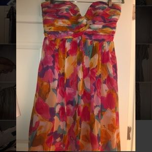 Donna Morgan Above knee multicolored dress